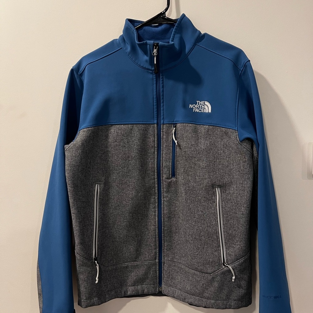 The North Face Men's Performance Jacket in Blue and Gray